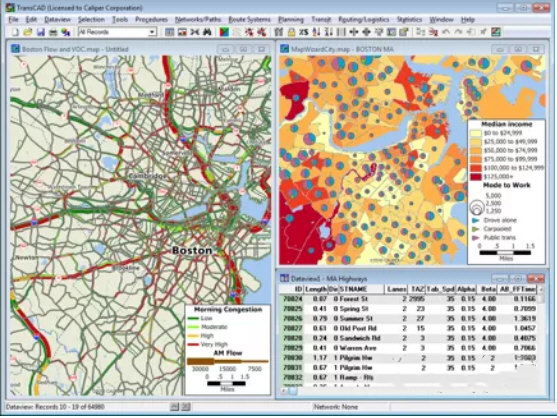 TransCAD screenshot