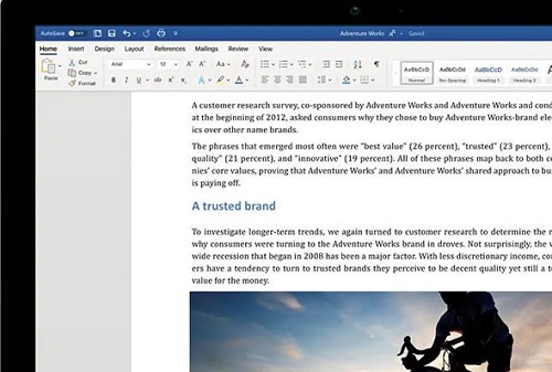 Office365 screenshot