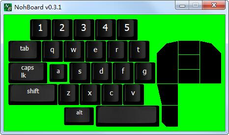 Screenshot of NohBoard