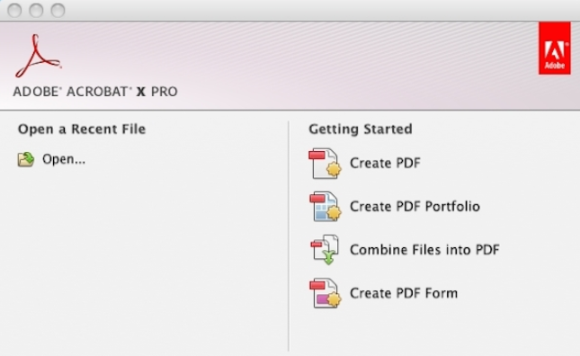 Adobe Acrobat Pro mac screenshots