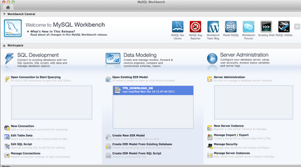 mysql workbench mac screenshot