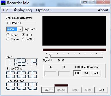 Internal recording screenshot
