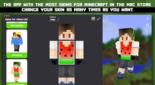 Minecraft skin maker Mac screenshots