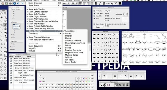 ChemDraw for mac screenshots