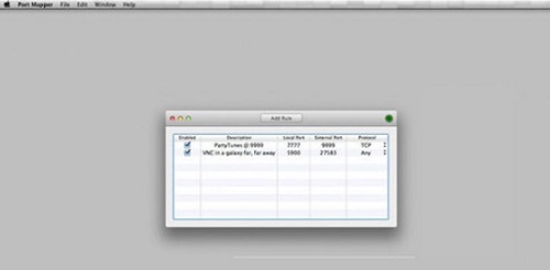 Port mapping tool Mac screenshot