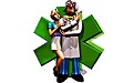 Logo, head of theme hospital