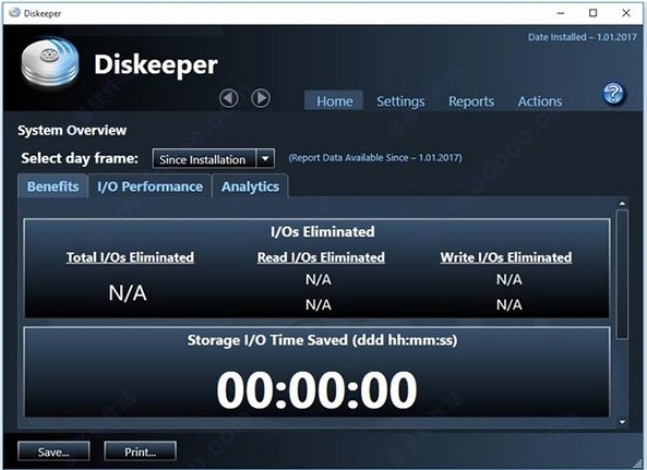 Diskeeper screenshot