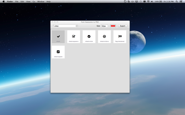 Font Awesome Mac screenshots