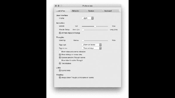 Thebrain for mac screenshot