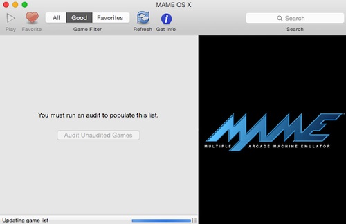 mame for Mac screenshots