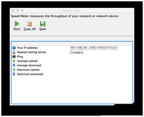 NetWorx for Mac screenshots