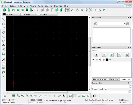 LibreCAD MAC screenshot