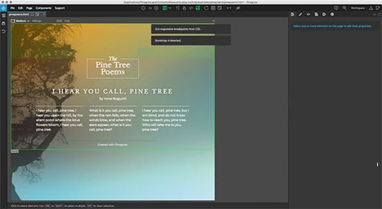 Pinegrow Web Editor for Mac screenshots