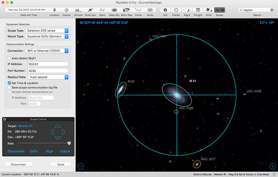 SkySafari Pro Mac screenshots