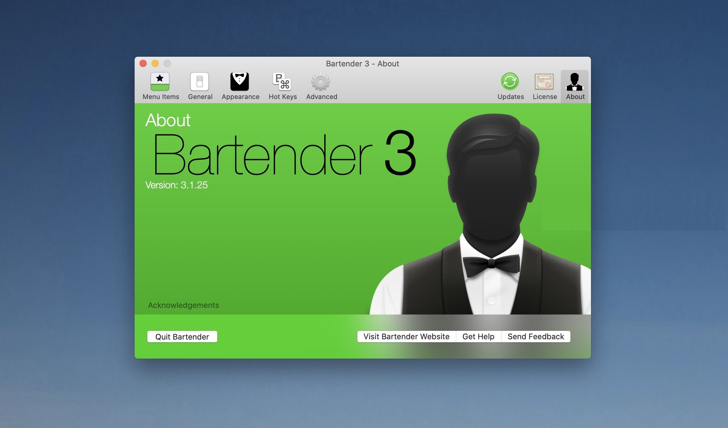 Bartender 3 MAC screenshots