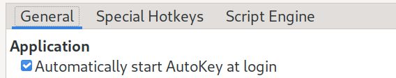 AutoKey screenshot