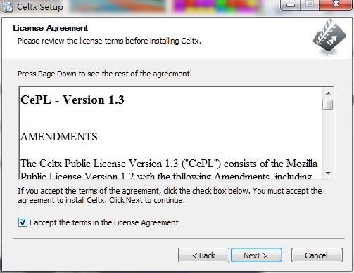 Celtx screenshot
