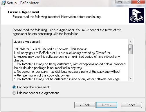Screenshot of PaRaMeter