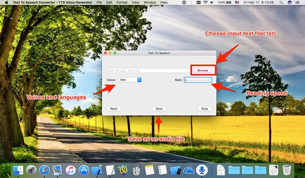 Text to Speech Converter Mac Screenshot