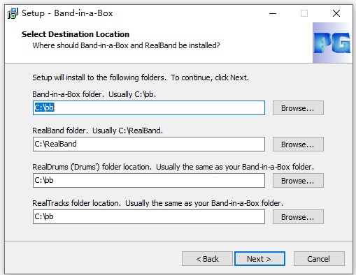 Screenshot of Band in A Box