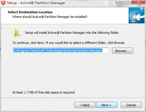 Active@ Partition Manager screenshot