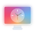 Desktop clock show Mac