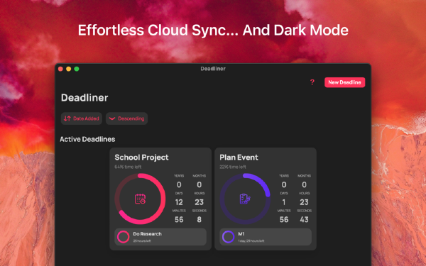 Deadliner Mac screenshots
