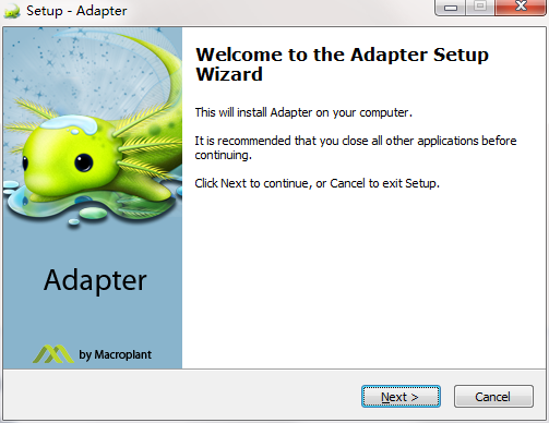 Adapter screenshot