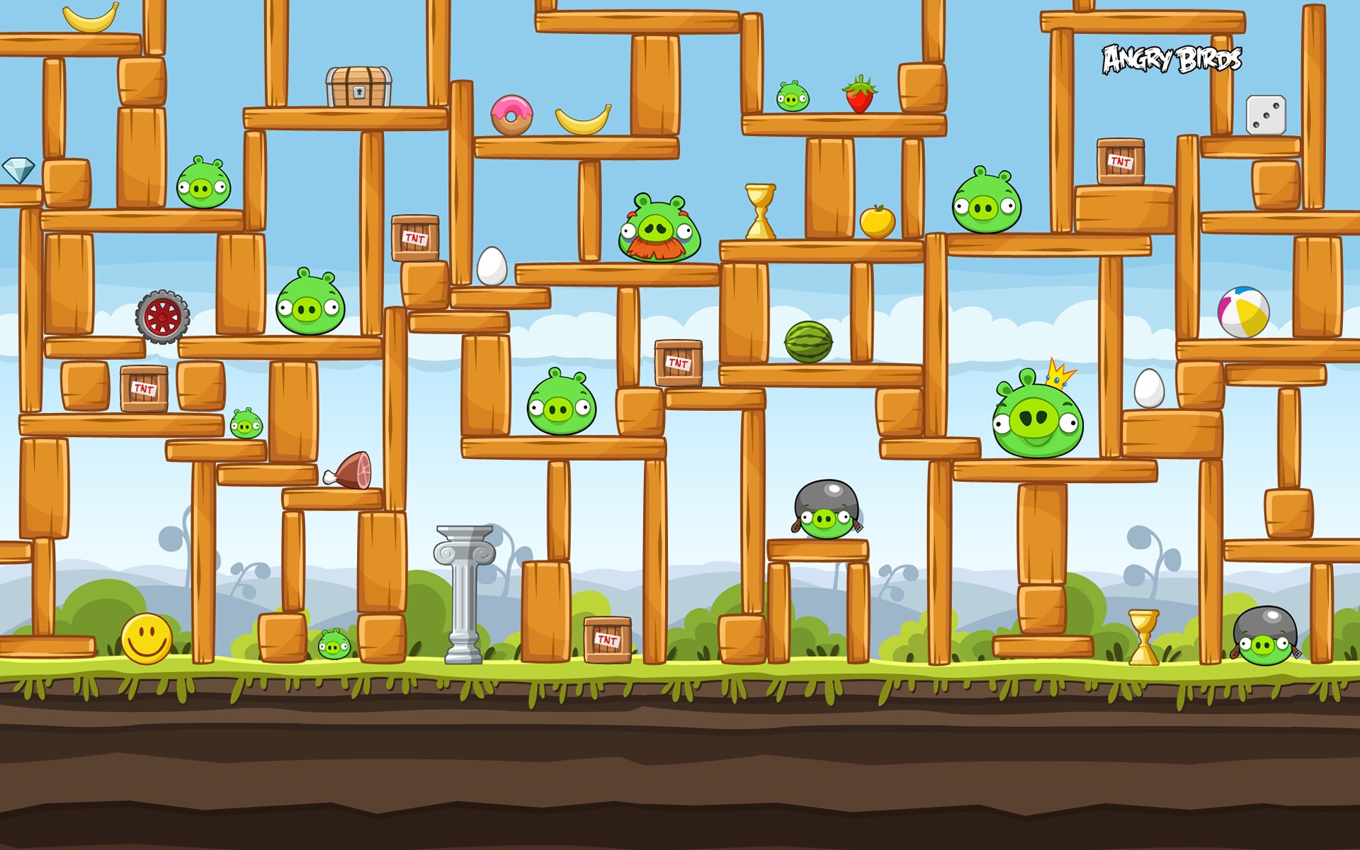 Win7 Theme:Angry Birds Screenshot