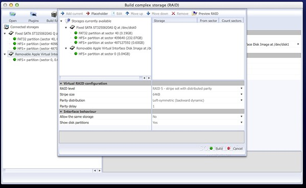 UFS Explorer RAID Recovery Mac screenshot