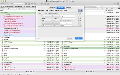 VisualDiffer Mac screenshot