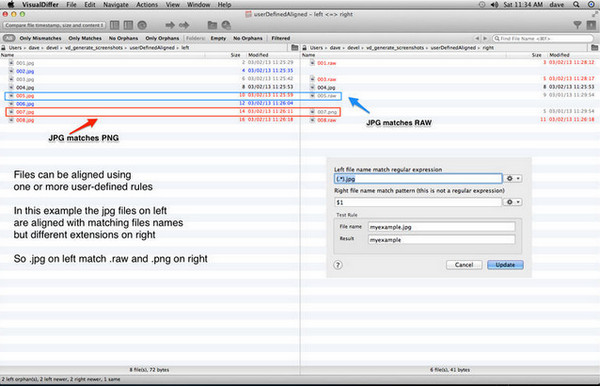 VisualDiffer Mac screenshot