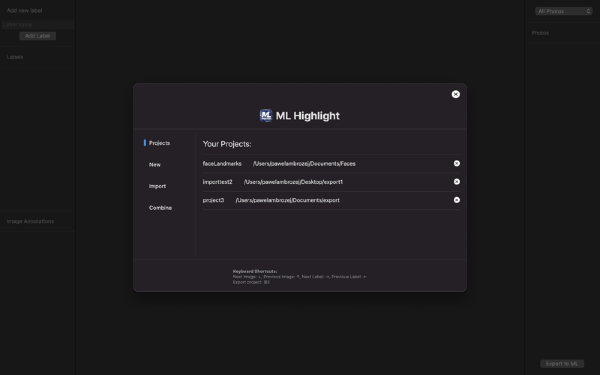 ML Highlight Mac screenshot