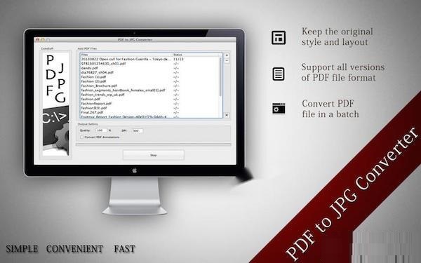 PDF to JPG converter Mac screenshots