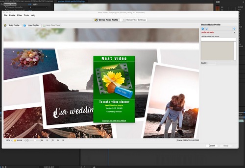 Neat Video for Premiere Mac screenshots