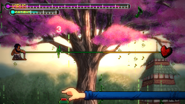 Screenshot of the Rhythm Doctor