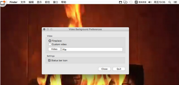 Video Background Mac screenshot
