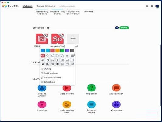 Airtable MAC screenshot