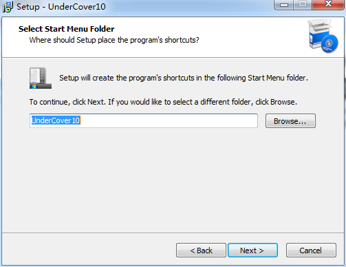 Screenshot of UnderCover10 (CD cover printing software)