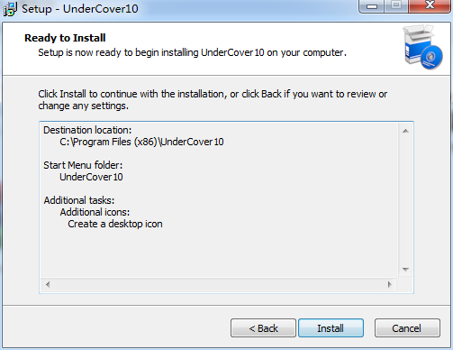 Screenshot of UnderCover10 (CD cover printing software)
