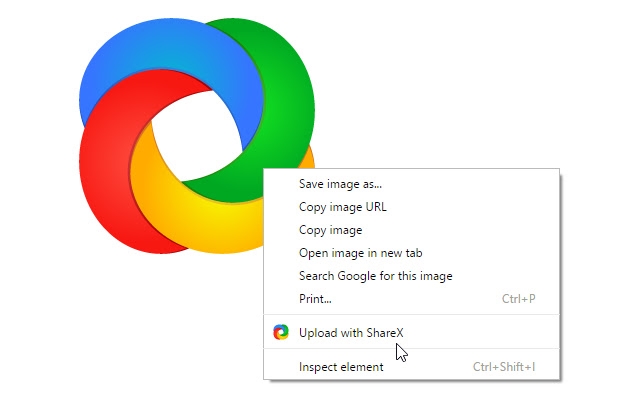ShareX Chrome plugin screenshot