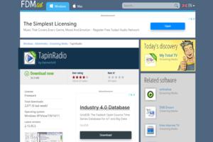 Screenshot of Tapinradio Pro