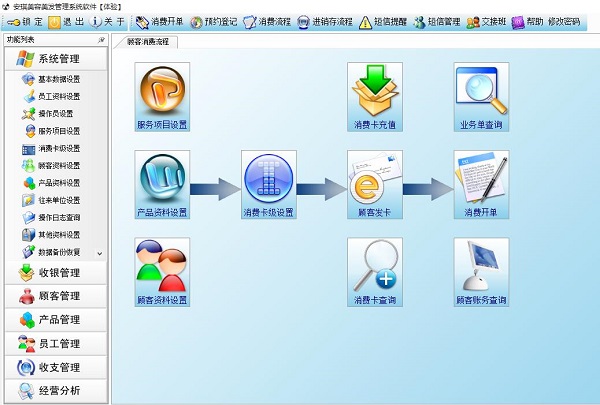 Screenshot of Angel Beauty and Hairdressing Management System Software