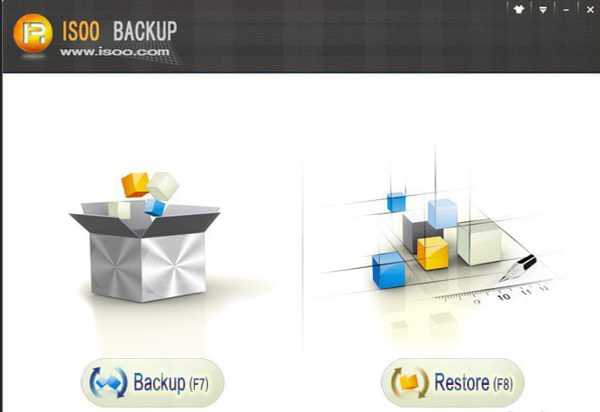 Screenshot of Isoo Backup and System Restore