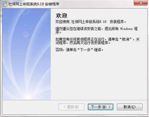 Screenshot of social security online declaration system