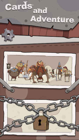 Screenshots from the PC version of Cards and Adventures