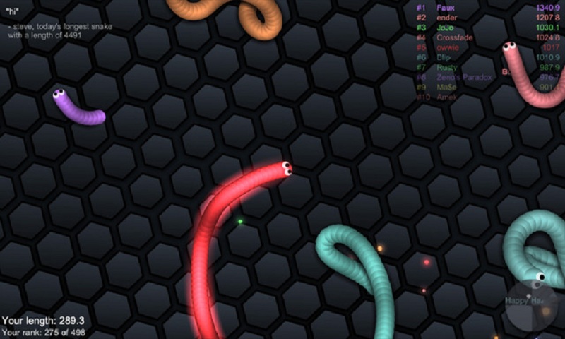 Snake Snake Battle Computer Version Screenshot