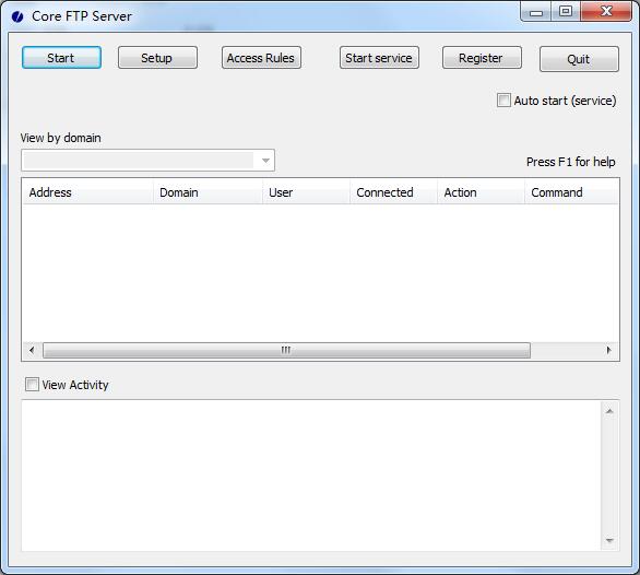 Core FTP Server screenshot