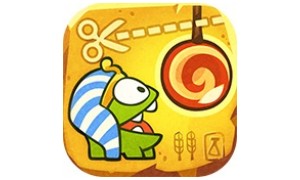 Cut the rope and play through the first LOGO of the passage