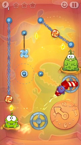 Cut the rope and play time travel screenshots